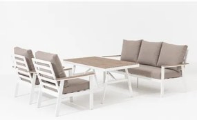 LEVICO - zestaw ogrodowy aluminiowy