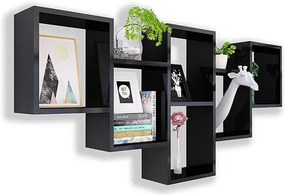 Czarna Nowoczesna Półka Wisząca M2-Z40