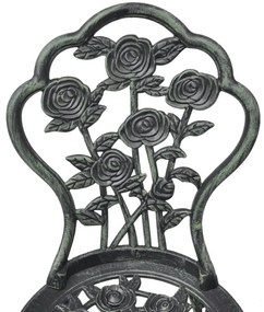 Zestaw metalowych krzeseł ogrodowych Safari - zielony