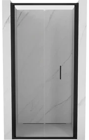 Mexen Exo drzwi prysznicowe składane 85 cm, transparent, czarne - 816-085-000-70-00