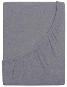 4Home prześcieradło frotte Ideal szare, 100 x 200cm, 100 x 200 cm