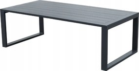 Zestaw mebli ogrodowych antracyt tarasowy 4 el. aluminiowych sofa, kanapa