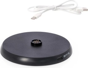 Lampa zewnętrzna stołowa LED ze ściemniaczem/z ładowarką bezprzewodową na USB ø 11 cm Esprit – Bizzotto