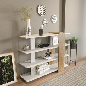 Biblioteczka Nur White and Walnut
