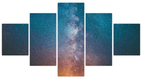 Obraz - Droga Mleczna (125x70 cm)