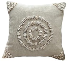 Bawełniana poszewka na poduszkę 43x43 cm Seashells – Mioli Decor