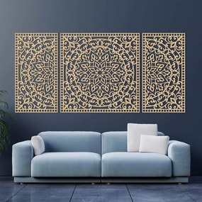 Drewniana dekoracja ścienna Mandala | FLORIA