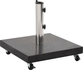 Granitowa czarna podstawa na kółkach C6-W46