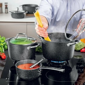 Tescoma Komplet garnków PRESIDENT Stone, 8 części