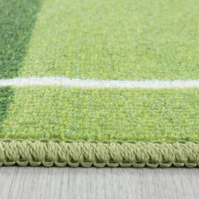 Dywan dziecięcy Play Boisko zielony antypoślizgowy do prania 120 cm x 170 cm