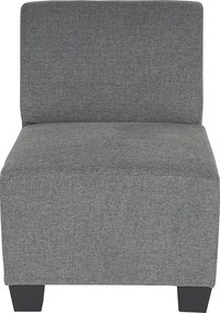 Modułowa sofa 3-osobowa Moncalieri,  szary, bez podłokietników