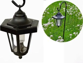 Lampa solarna dekoracyjna ogrodowa, mini latarnia LED