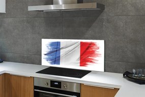 Szklany Panel Narodowa Flaga Francji