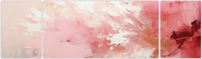 Obraz - Różowa abstrakcja (170x50 cm)