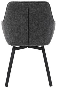 Szare krzesło Alma – Unique Furniture