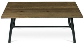 Stół do jadalni z litego drewna 180 x 90 cm, orzech