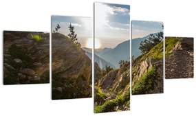 Obraz - Góra Olimp (125x70 cm)