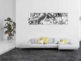 Obraz - Niebieski ptak zimą (170x50 cm)