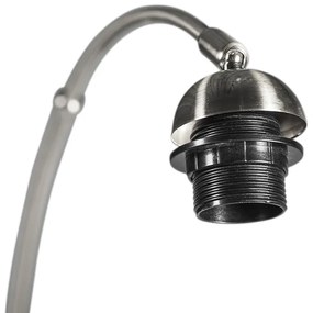 Nowoczesna lampa ścienna ze stali bez klosza - Boog Nowoczesny Oswietlenie wewnetrzne