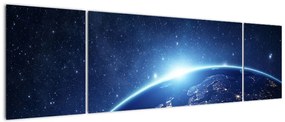 Obraz planety Ziemia (170x50 cm)