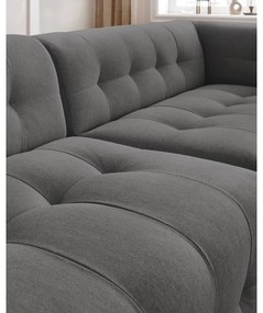 Ciemnoszara sofa 324 cm Kleber – Bobochic Paris