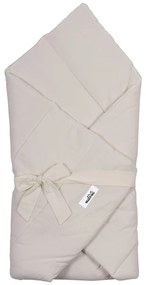 Kremowy bawełniany rożek niemowlęcy 75x75 cm – Malomi Kids