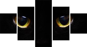 Obraz - Kocie oczy (125x70 cm)
