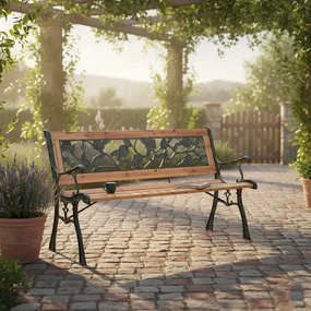 Drewniana ławka ogrodowa W8-K79