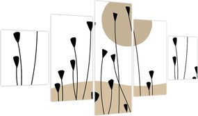 Obraz - Łąka graficzna N⁰2 (125x70 cm)