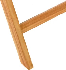 Divero 2 krzesła ogrodowe teakowe z regulacją i składaniem