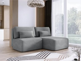 Narożnik TILIA wolnostojący układ L strona Prawa z funkcją spania w tkaninie Tilia 90