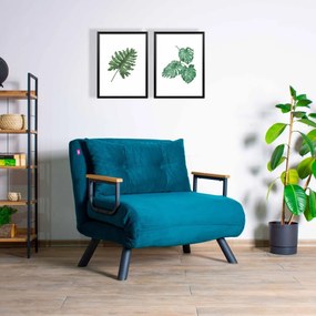 Fotel Sando Single Petrol Green