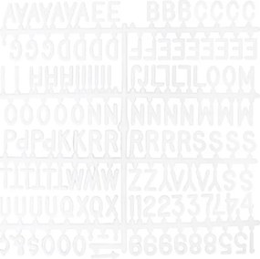 Tablica korkowa HOME OFFICE z literami 40x40 cm, czarna