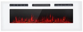 Klarstein Galeras 1800W 127cm Kominek Elektryczny Naścienny Biały