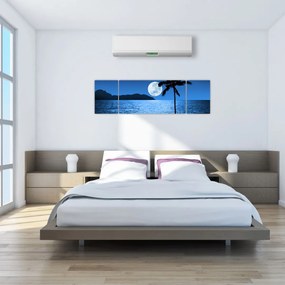 Obraz - Księżyc nad poziomem morza (170x50 cm)