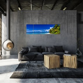 Obraz tropikalnej plaży (170x50 cm)