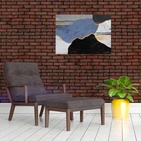 Obraz - Teksturowane kształty (70x50 cm)