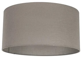 Abażur tkaninowy taupe 50/50/25 Nowoczesny