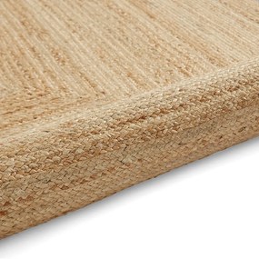 Czarno-naturalny dywan z juty 120x170 cm Savannah Jute – Think Rugs