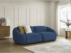Ciemnoniebieska sztruksowa sofa 250 cm Tina – Bobochic Paris