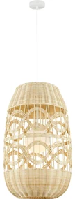 Lampa wisząca ARONA NATURAL 1xE14 fi 400 boho, naturalna, rattan, beż, pojedyncza