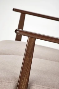 MILANO 2S sofa 2-osobowa beżowy drewno tkanina vintage tradycyjny
