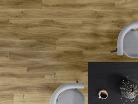 Mexen Amsterdam próbka paneli winylowych SPC 6,5 mm, podkład IXPE 1,5 mm, 4 V-Fuga, Dąb - F1042-S