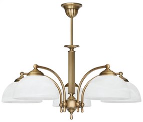 Żyrandol mosiężny do sypialni V-S5