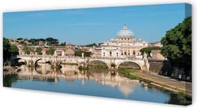 Obraz na płótnie Zabytkowe Mosty Rzymu