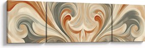 Obraz - Wiry w ziemistych barwach (170x50 cm)