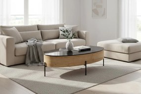 Industrialna ława szklana ze schowkiem P0-G07