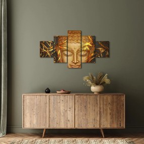 Obraz - Złoty Budda (125x70 cm)