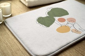 Dywanik łazienkowy Dywanik łazienkowy Koty monstera