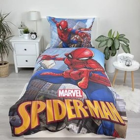 Jerry Fabrics Pościel bawełniana Spiderman 04, 140 x 200 cm, 70 x 90 cm